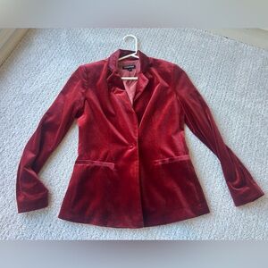 Yumi Kim Rich Red Velvet Blazer